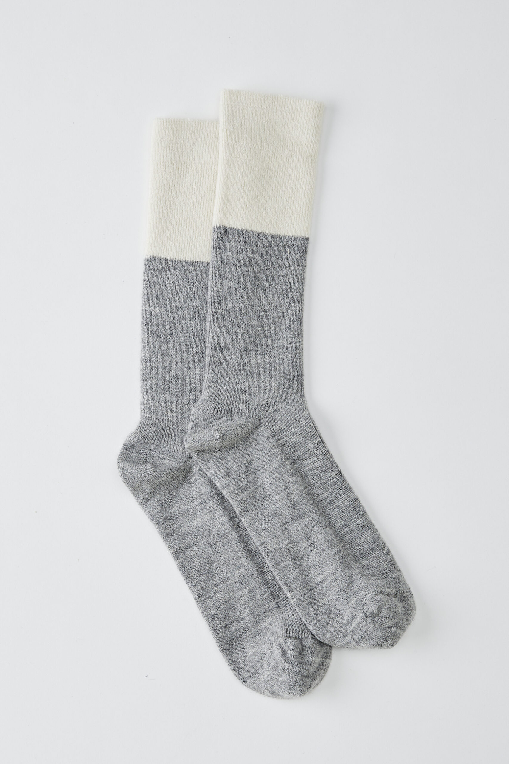 Laka Color Block Gris Blanco